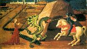 UCCELLO, Paolo St George and the Dragon qt oil painting artist